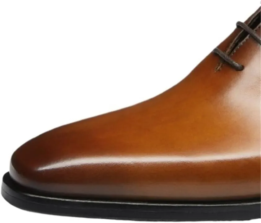 Breathable Non Slip Rubber Sole Leather Shoes Mens Patent Leather Lace Up Block Heel Formal Oxfords Lug Sole Heightening