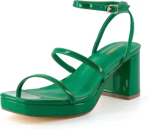 CUSHIONAIRE Women's Roma platform dress sandal  Memory Foam and Wide Widths Available