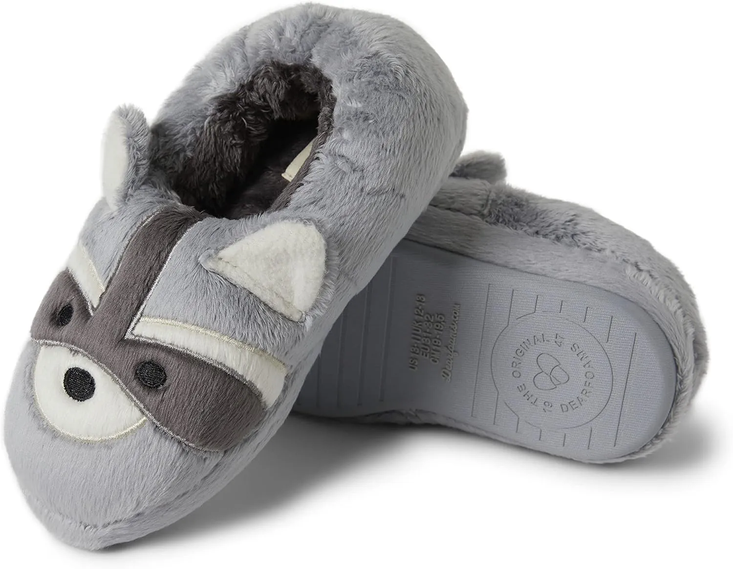 Dearfoams Toddler & Kids' Cute Shark, Cow, Unicorn, Dog, Dinosaur and Animal Critter Slippers