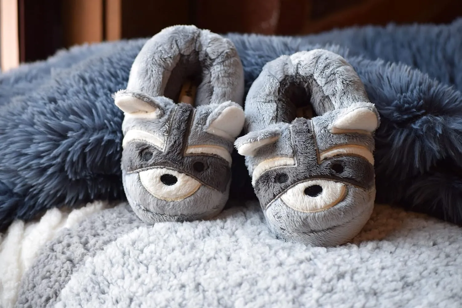Dearfoams Toddler & Kids' Cute Shark, Cow, Unicorn, Dog, Dinosaur and Animal Critter Slippers