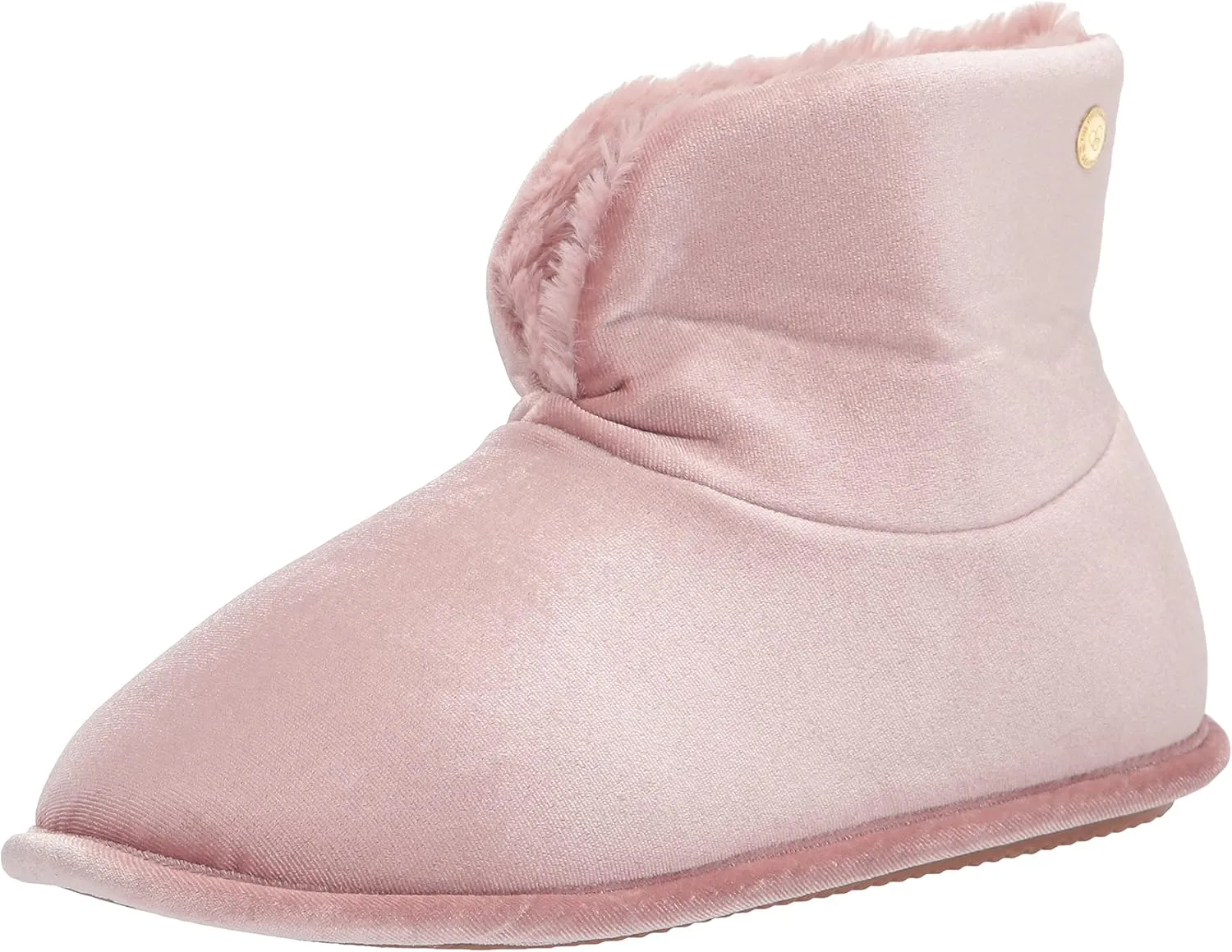 Dearfoams Women's Sara Velour Bootie