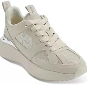 DKNY Women's Zofi Lace Up Sneaker with Logo