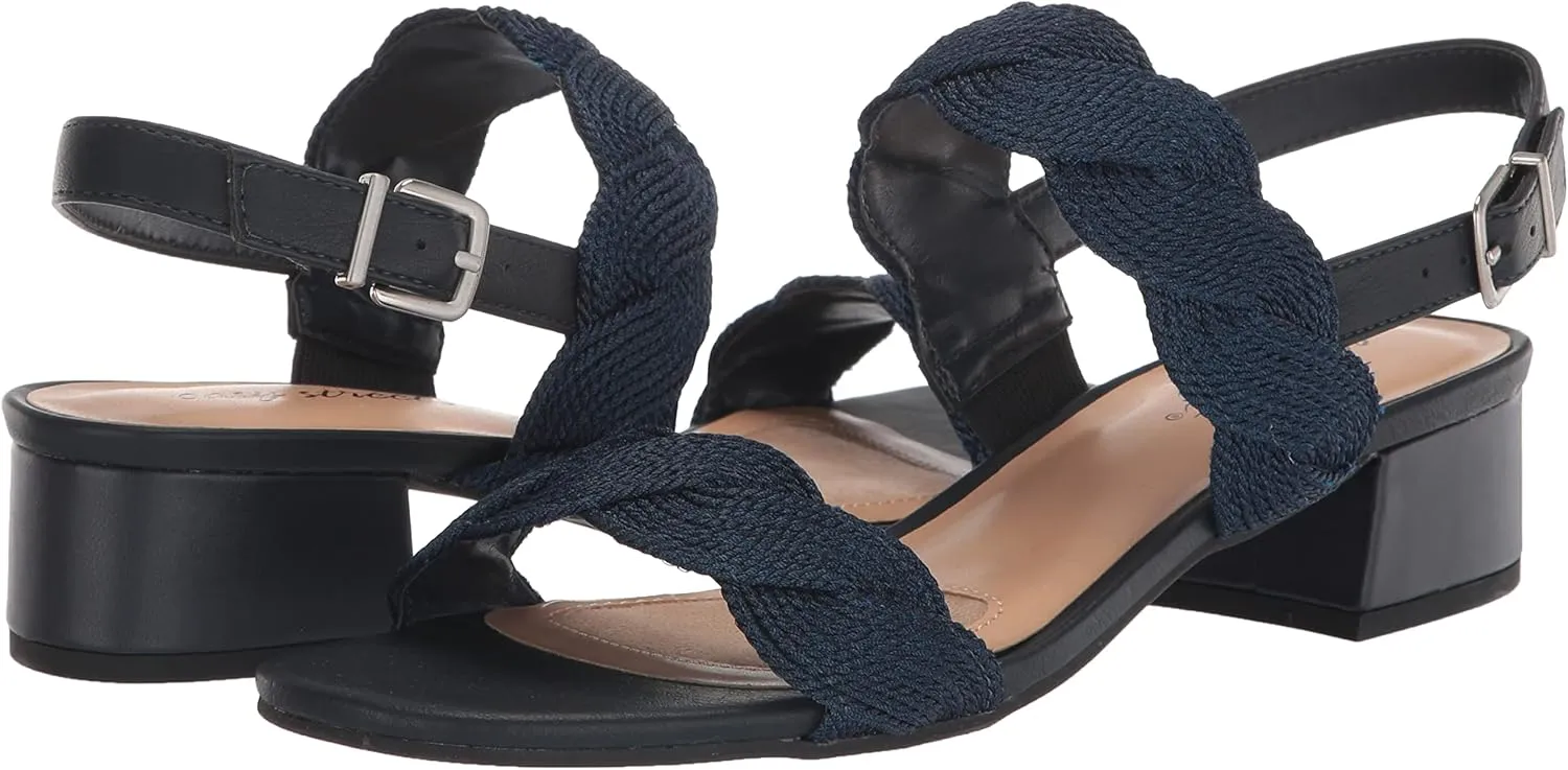 Easy Street Women's Charee Block Heel Sandal Heeled