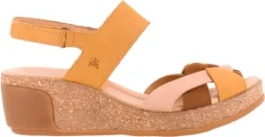El Naturalista Womens Leaves 5008 Wedge Sandal Shoes, Curry Mixed, EU 42 / US 11