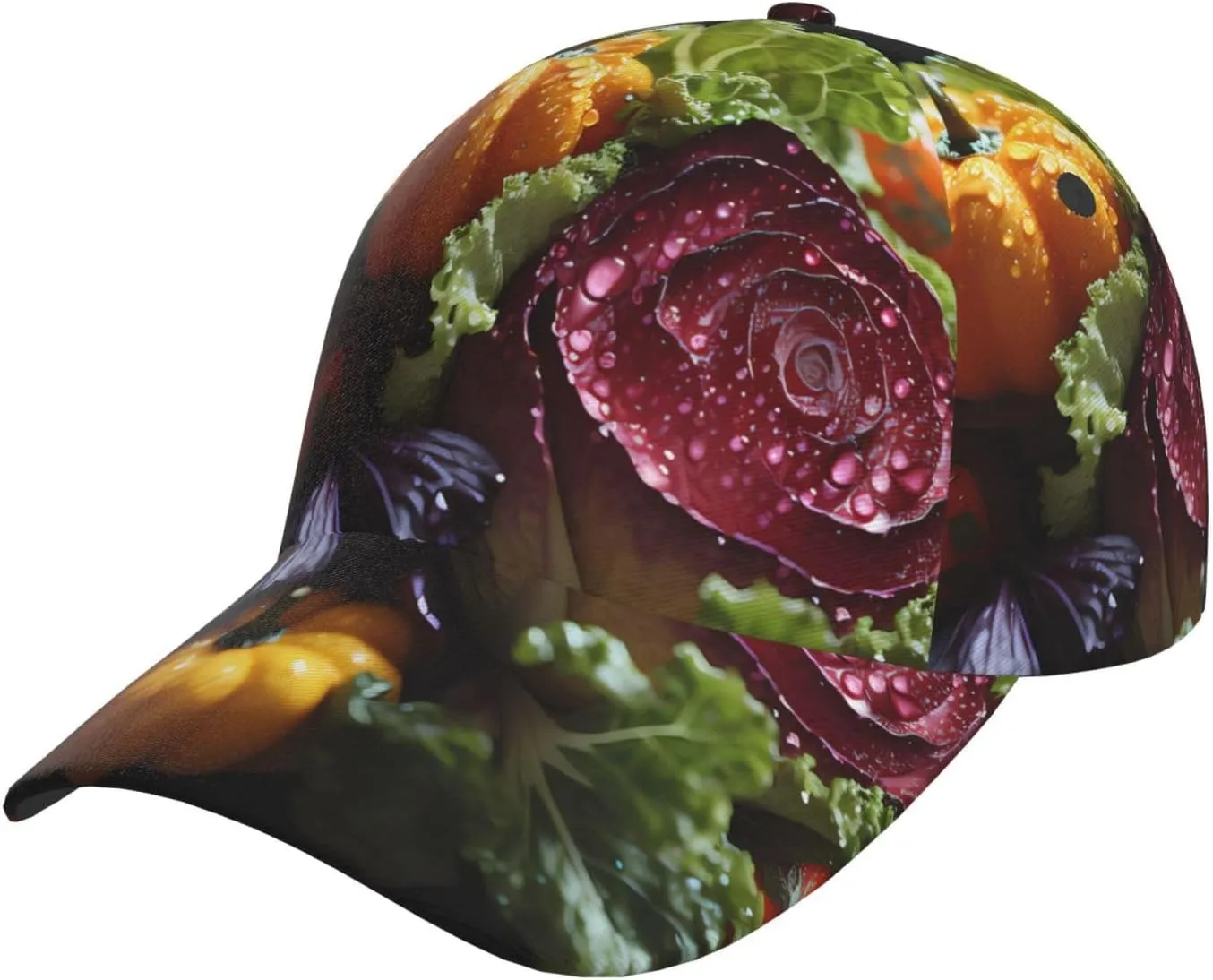 Fresh Oranges Kiwis Classic Baseball Cap - Adjustable Running Hat - Ideal for Beach Vacation, Outdoor Sports & Travel