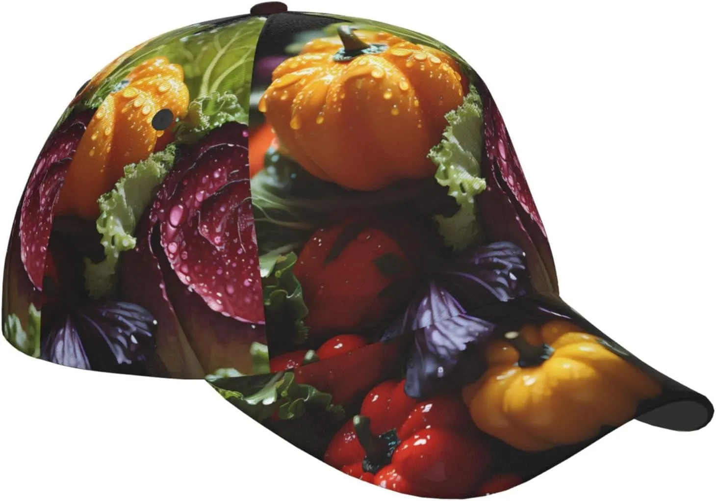Fresh Oranges Kiwis Classic Baseball Cap - Adjustable Running Hat - Ideal for Beach Vacation, Outdoor Sports & Travel