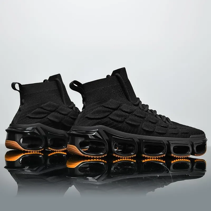 LZDZN Mens Boots For Men Chelsea Shoes High Top Sneakers Men's Brown White Black Size Man Shoe Casual Fashion Sneaker