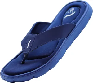 NORTY Mens Memory Foam Footbed Comfort Casual Sandal Slip On Shoe