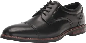 Nunn Bush Men's, Centro Flex Cap Toe Oxford Black 9.5 W