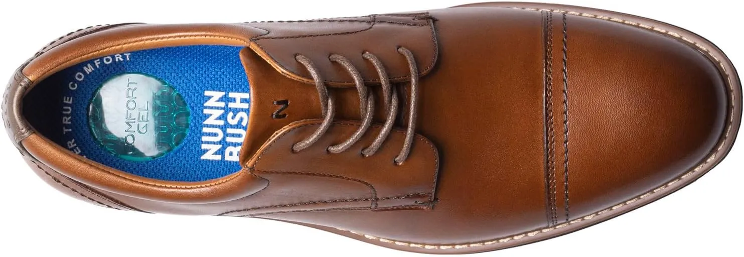 Nunn Bush Men's Centro Flex Cap Toe Oxford Dress Casual Leather Comfortable Lace Up