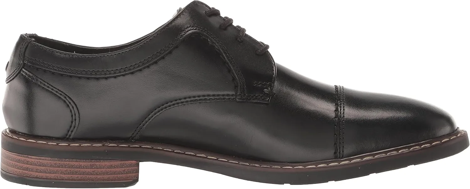 Nunn Bush Men's Hayden Cap Toe Oxford Dress Casual Leather Lace Up Shoes