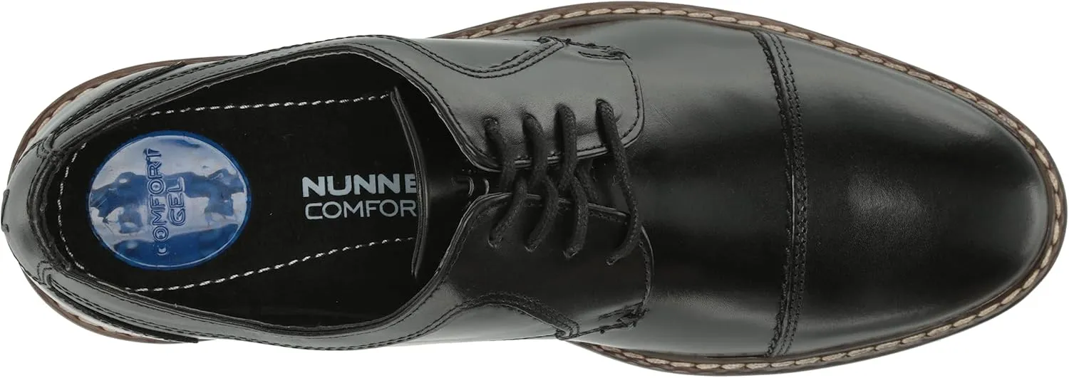 Nunn Bush Men's Hayden Cap Toe Oxford Dress Casual Leather Lace Up Shoes