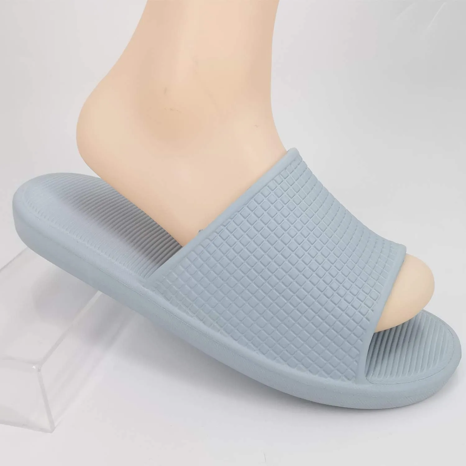 ofoot Stylish and Cozy Women's Comfort Indoor and Outdoor Casual Slide Sandals Non-Slip Shower Slippers - Unisex Soft Flip Flops