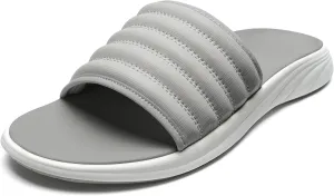 OLUKAI Komo Men's Slide Sandals, Water-Friendly Shoe with Cushioned Strap, All-Day Comfort & Support