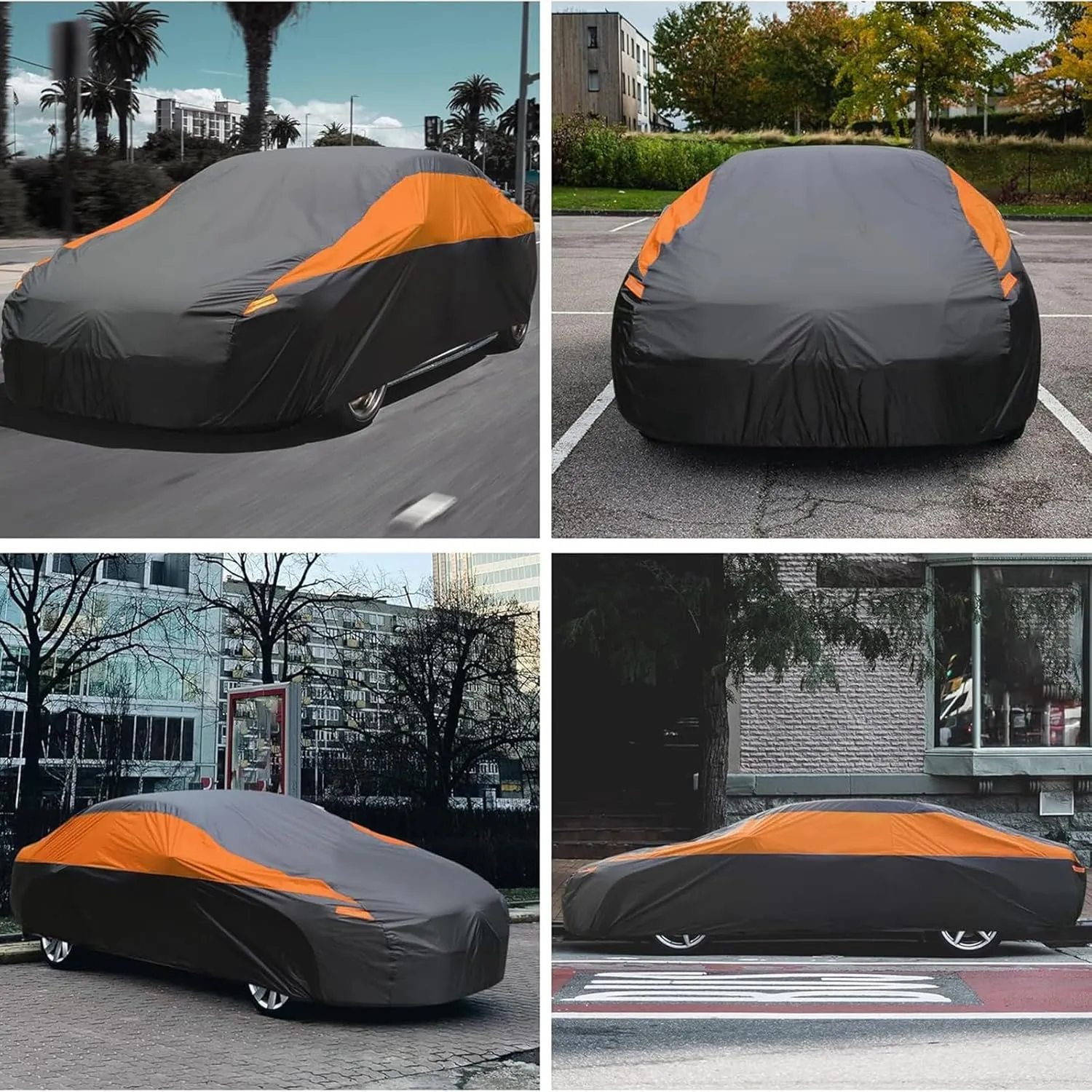 Outdoor Car Cover Compatible with Daewoo Nexia Saloon 1995-1997 Waterproof All Weather Breathable Large Car Cover,with Zipper,Custom Full Car Covers,Suitable for All Seasons(03)