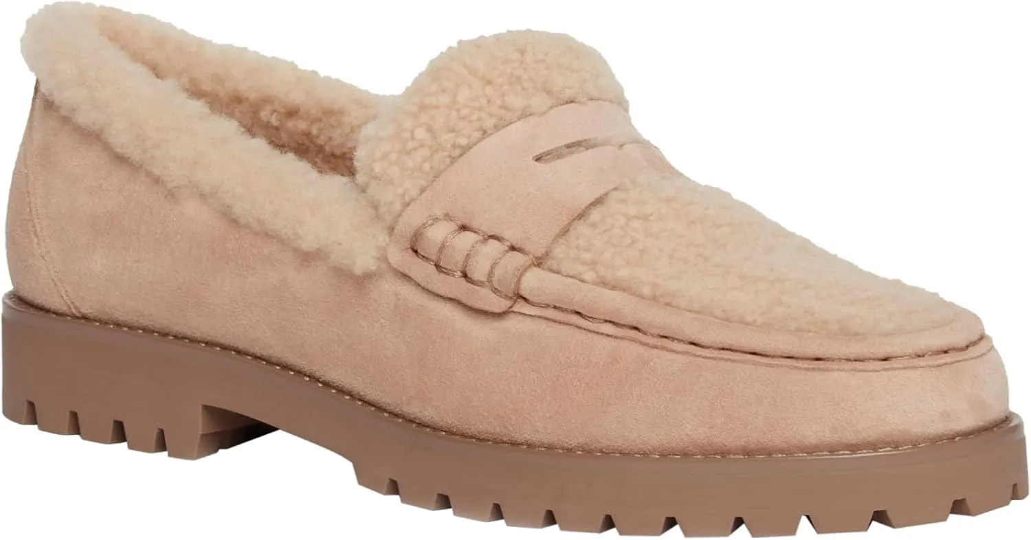 PAIGE Women's Ellis Shearling Flat Loafer