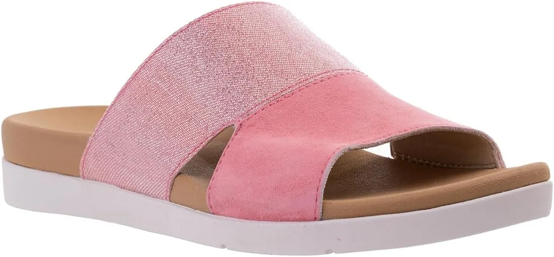 REVITALIGN Women's Dawn Shimmer Slide Sandal