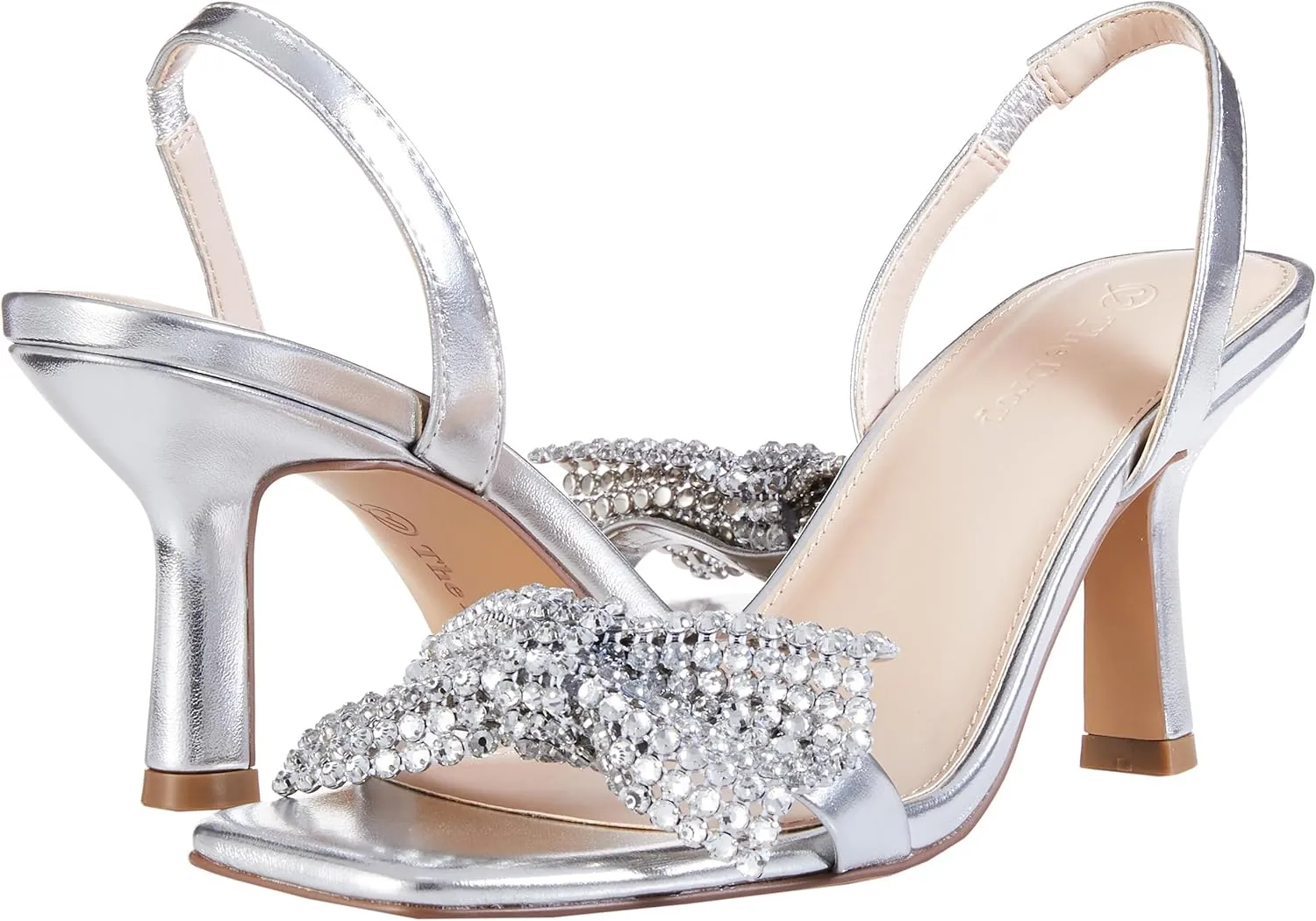 The Drop Women's Kate Slingback Bow Heeled Sandal