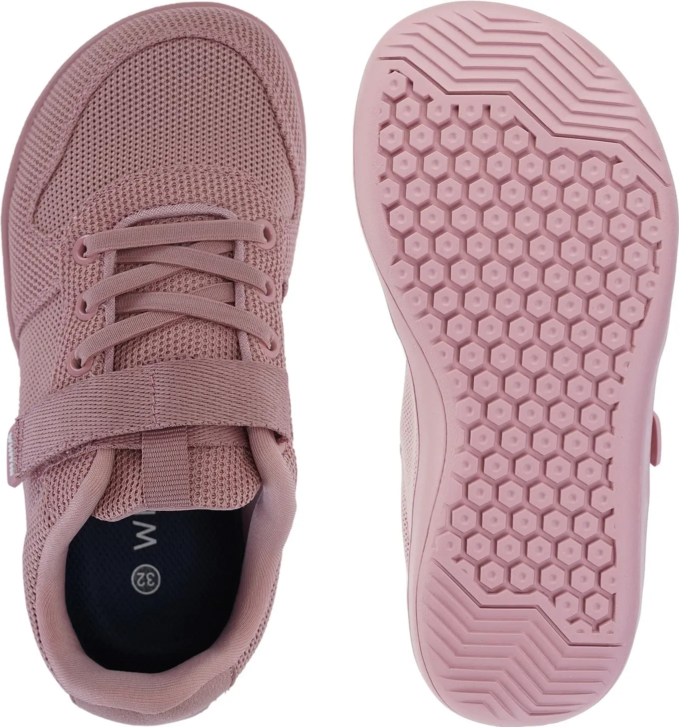 WHITIN Little/Big Kids Minimalist Barefoot Shoes   Zero Drop   Wide Sneaker for Boys/Girls
