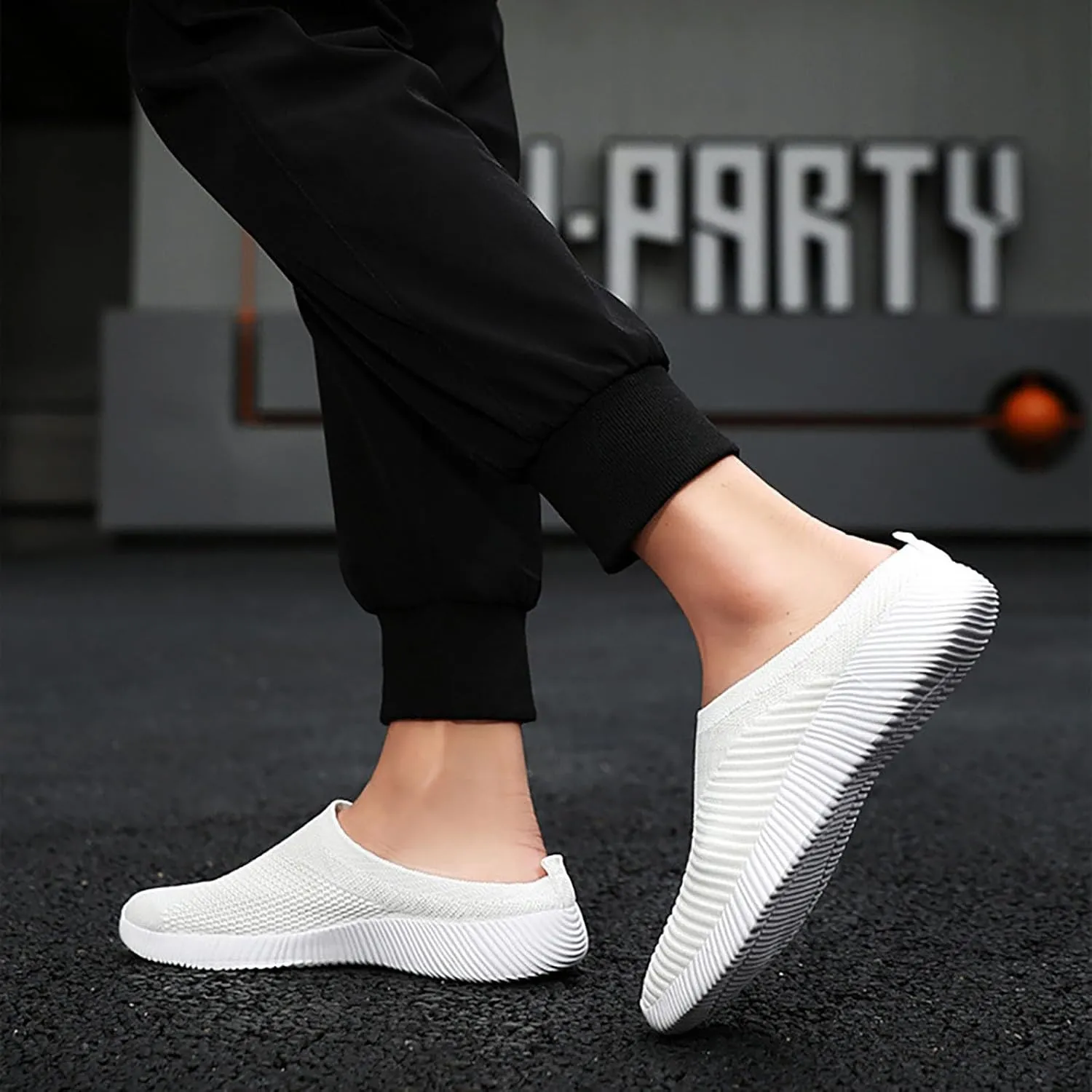 Women's Casual Slip on Half Shoes Breathable Walking Shoes Women Food Service Women Shoes Casual Women Shoes Sneakers Black Tennis Shoe Loafers Shoe