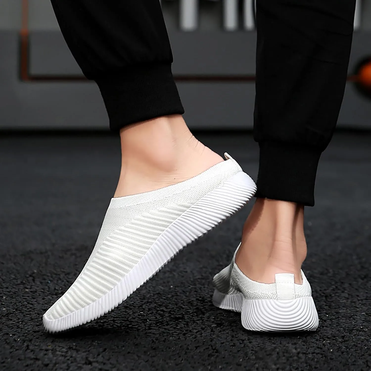 Women's Casual Slip on Half Shoes Breathable Walking Shoes Women Food Service Women Shoes Casual Women Shoes Sneakers Black Tennis Shoe Loafers Shoe